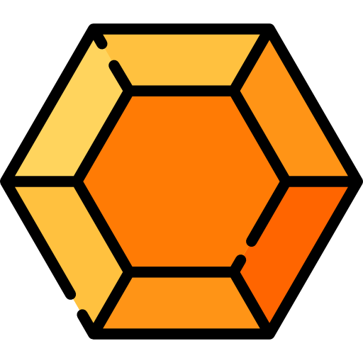 orange crystal icon